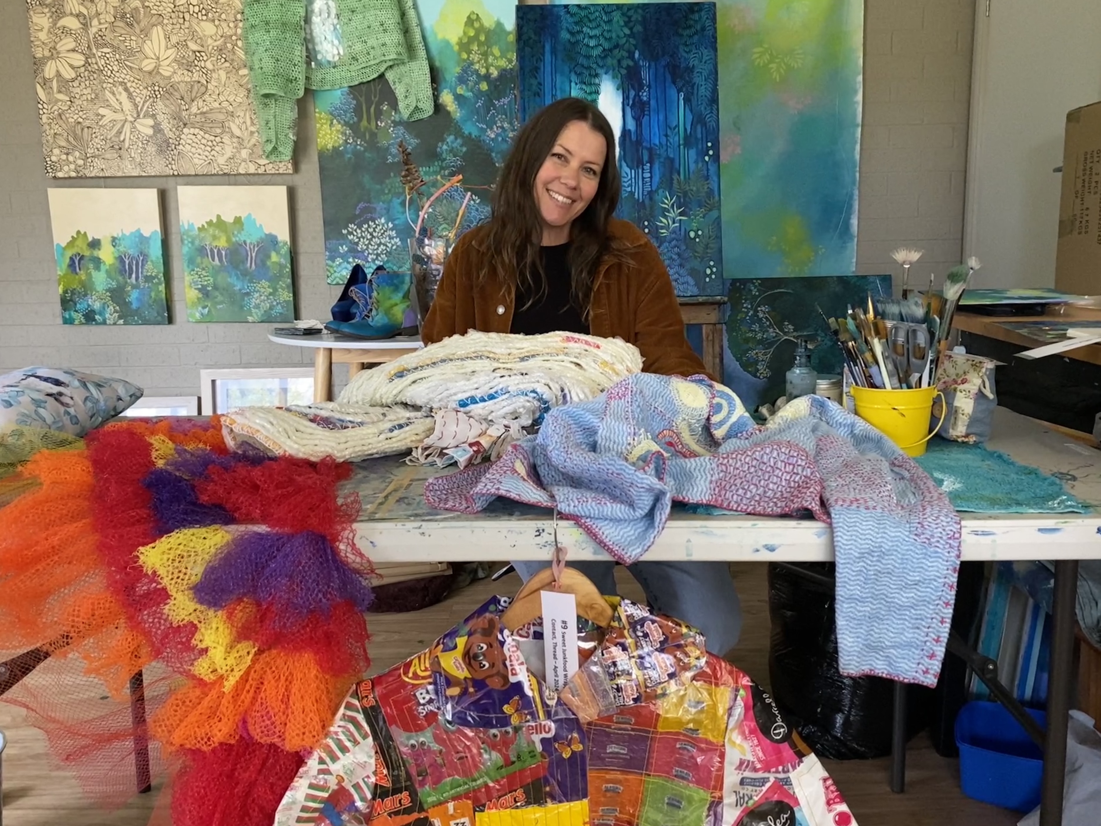 Leah Doeland, Artist in Studio, 2024