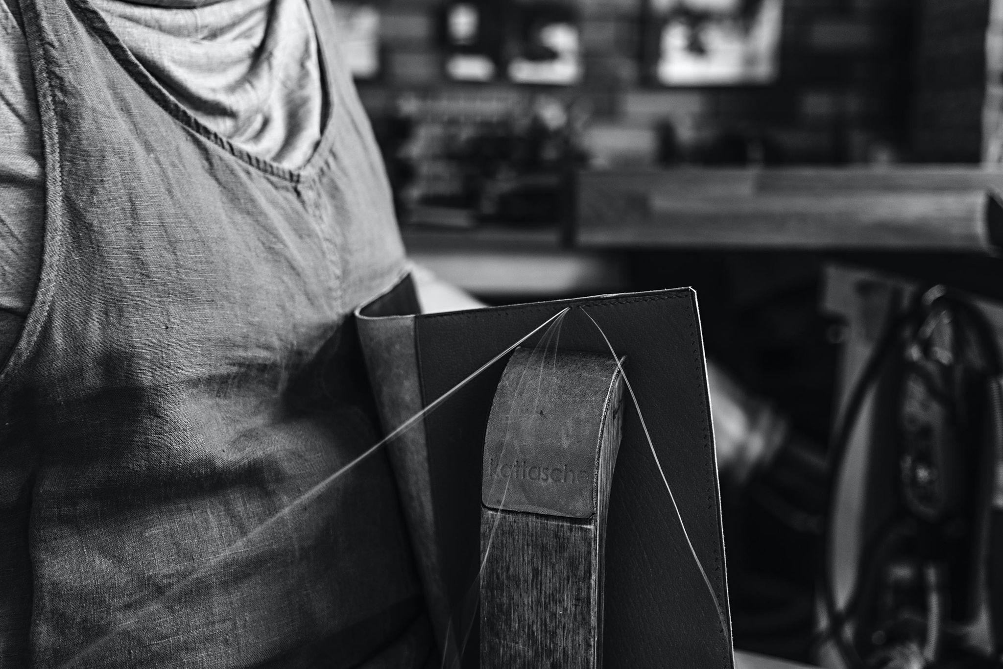 Kattasche, Stitching, Photo: Dida Sundet