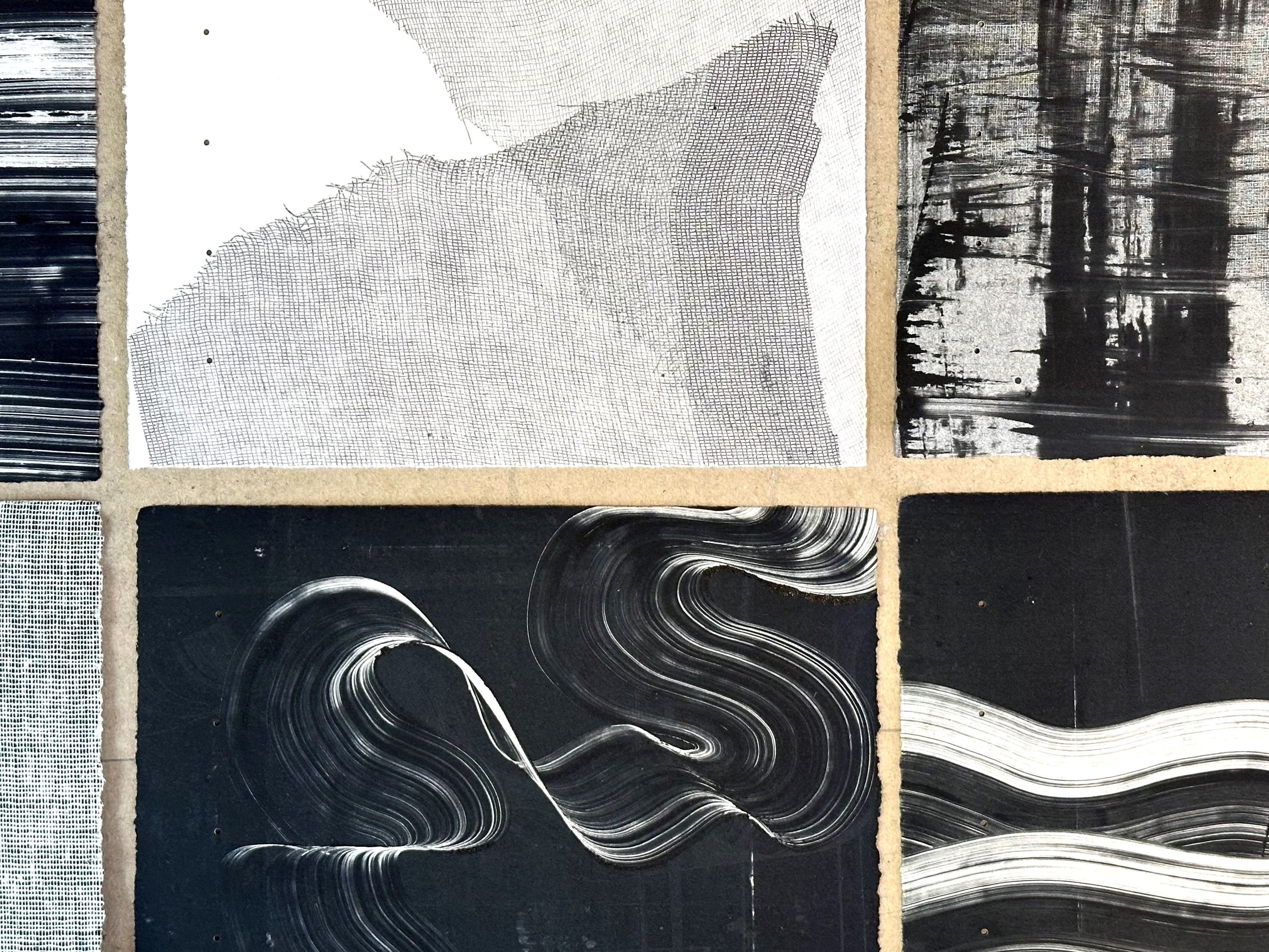 Monoprint Examples, 2024, Millie Mitchell